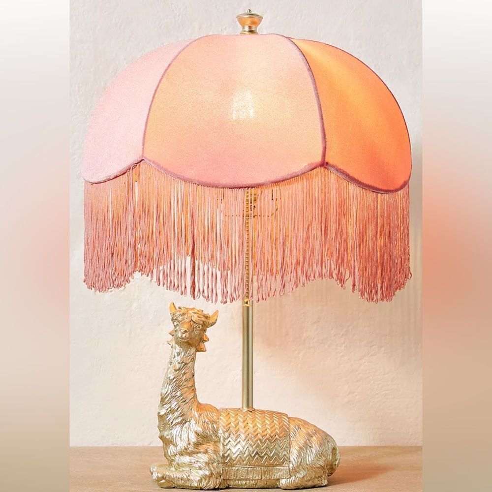 Anthropologie Lars the Llama Table Lamp